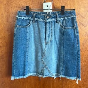 Jean skirt. Size 27.